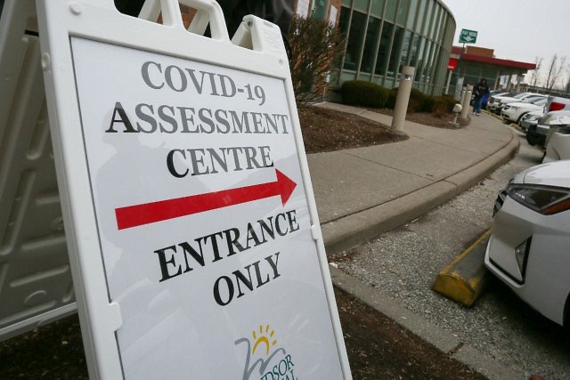 covid_assessment_centre_sign